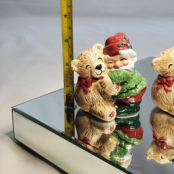Fits and Floyd Holiday Elf Teddy Bear Christmas Salt & Pepper Shakers Holiday - Picture 5 of 7